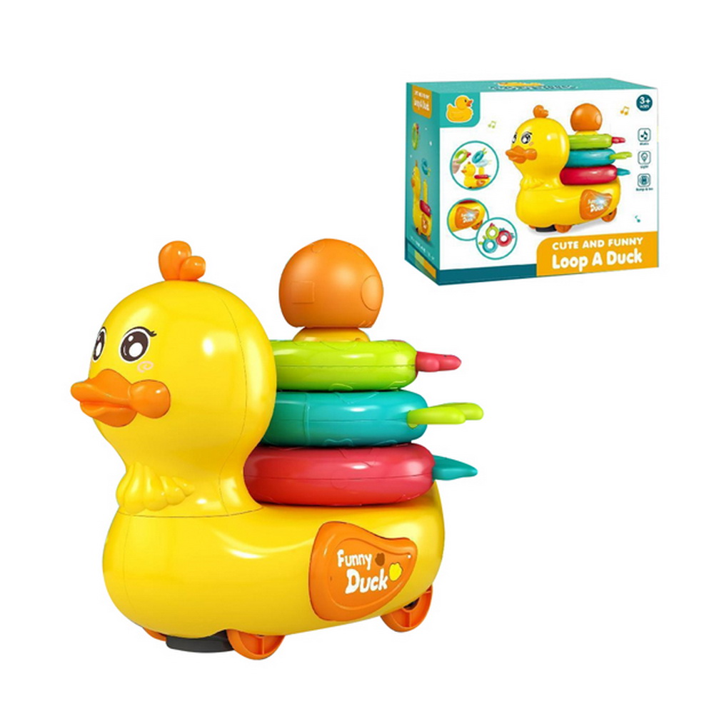 PATITO ENCAJE ARGOLLAS A PILAS