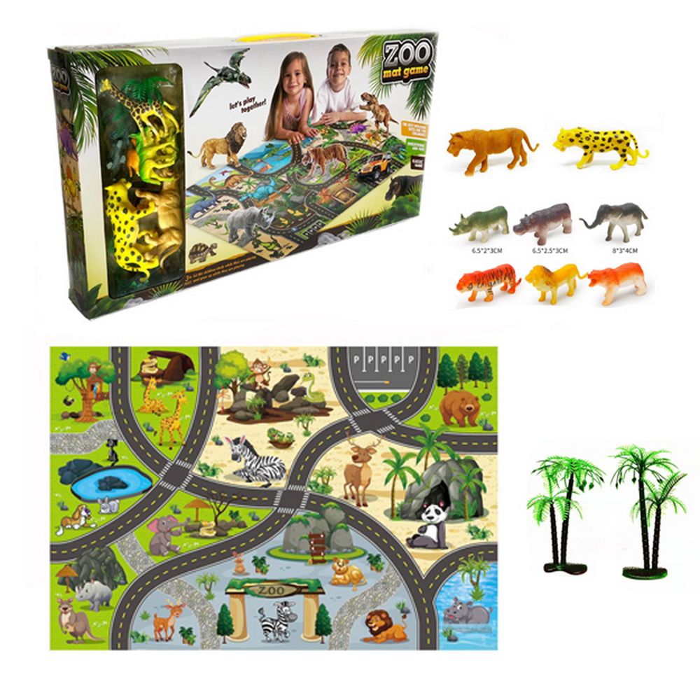 ALFOMBRA ANIMAL Y FIGURAS ZOO